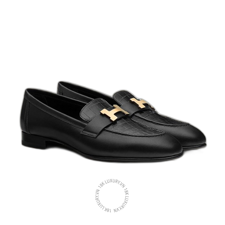 Giày Loafer Hermes Paris loafer noir H201199Z 01340 MHM603