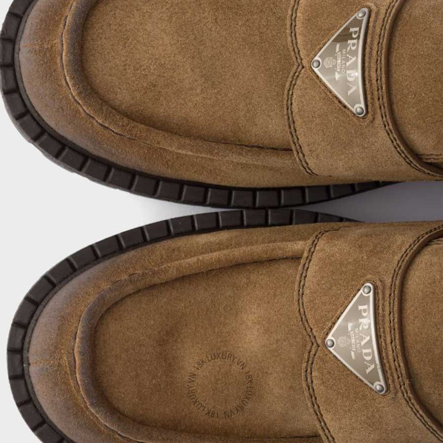 Giày loafer Prada Aged suede 2DE151_0B2_F0E2Q_F_G001 NGPR153 20 Giày loafer Prada Aged suede 2DE151_0B2_F0E2Q_F_G001 NGPR153