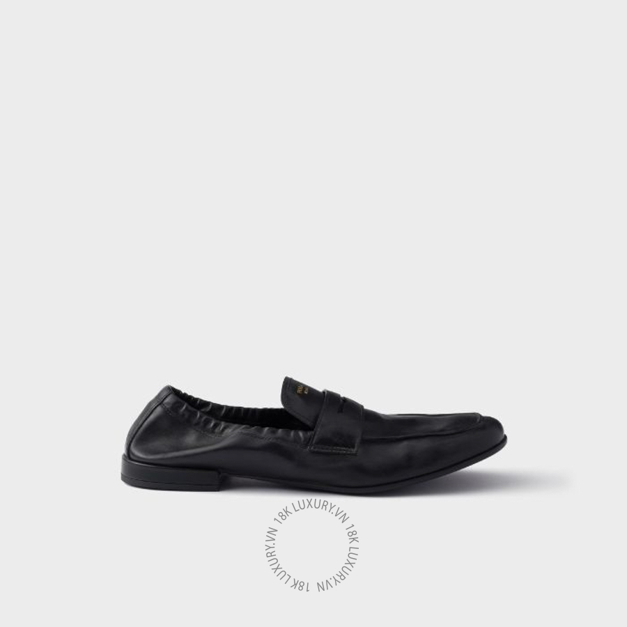 Giày loafer Prada Shuffle antiqued leather 1D051O_070_F0002_F_010 NGPR241
