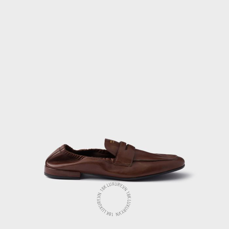 Giày loafer Prada Shuffle antiqued leather 1D051O_070_F0046_F_010 NGPR242
