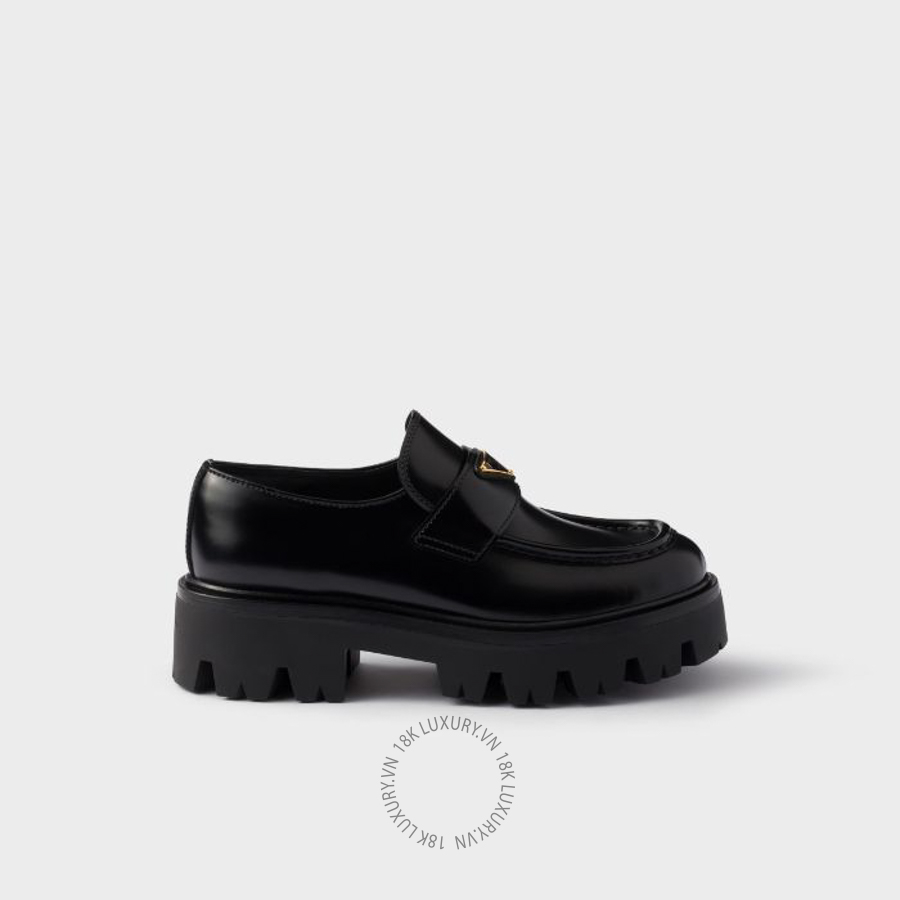 Giày loafer Prada Stride brushed leather 1D185O_055_F0002_F_050 NGPR336