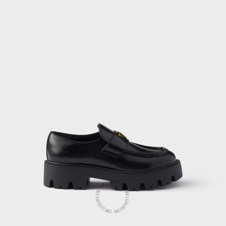 Giày loafer Prada Stride brushed leather 1D185O_055_F0002_F_B050 NGPR226