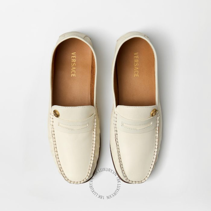Giày Loafer Versace Guanto Leather 1025377-1A17346_1W00J VSC281