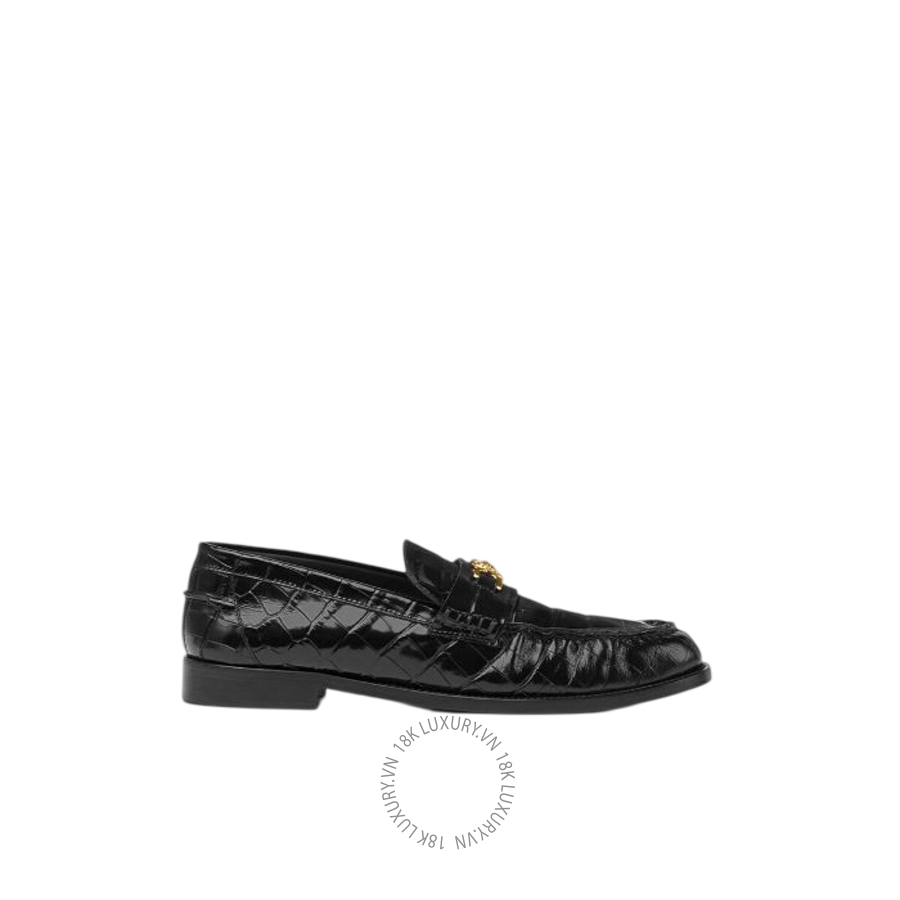 Giày Loafer Versace Medusa '95 Croc-Effect 1013592-1A09881_1B00V VSC401