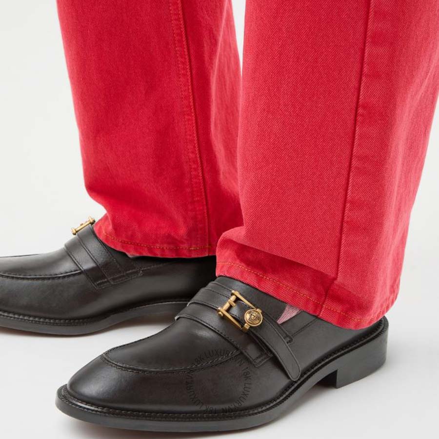 Giày Loafer Versace Primo Leather 1023319-1A17291_1NB3J VSC422