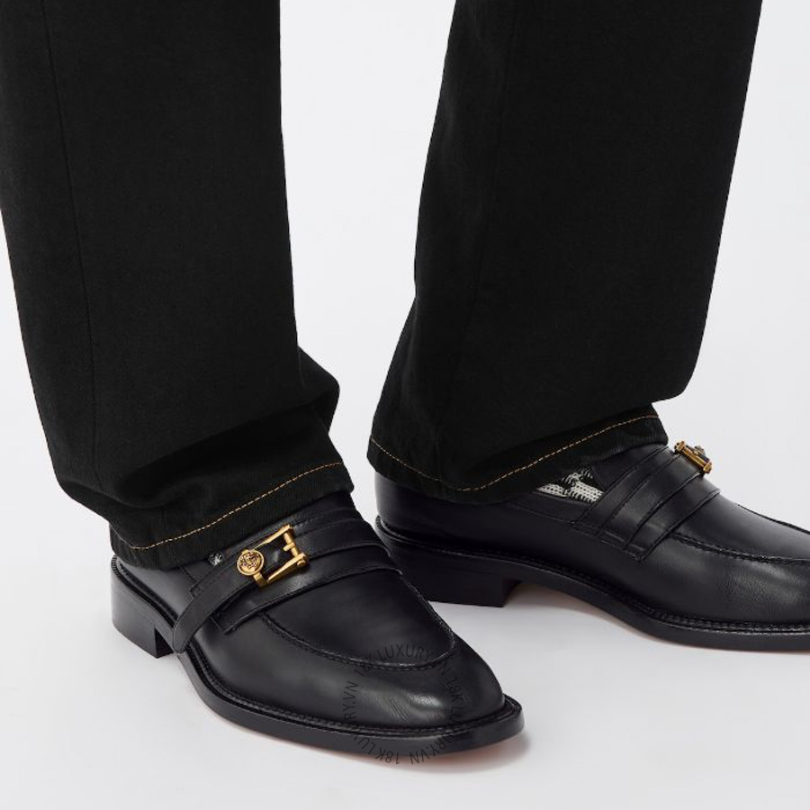 Giày Loafer Versace Primo Leather 1023319-1A19480_1B55J VSC423