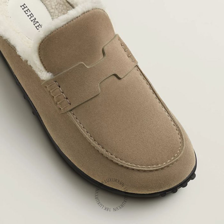 Giày lười Hermes Mix mule Étoupe / Écru H261144Z X3350 MHM582 14 Giày lười Hermes Mix mule Étoupe / Écru H261144Z X3350 MHM582
