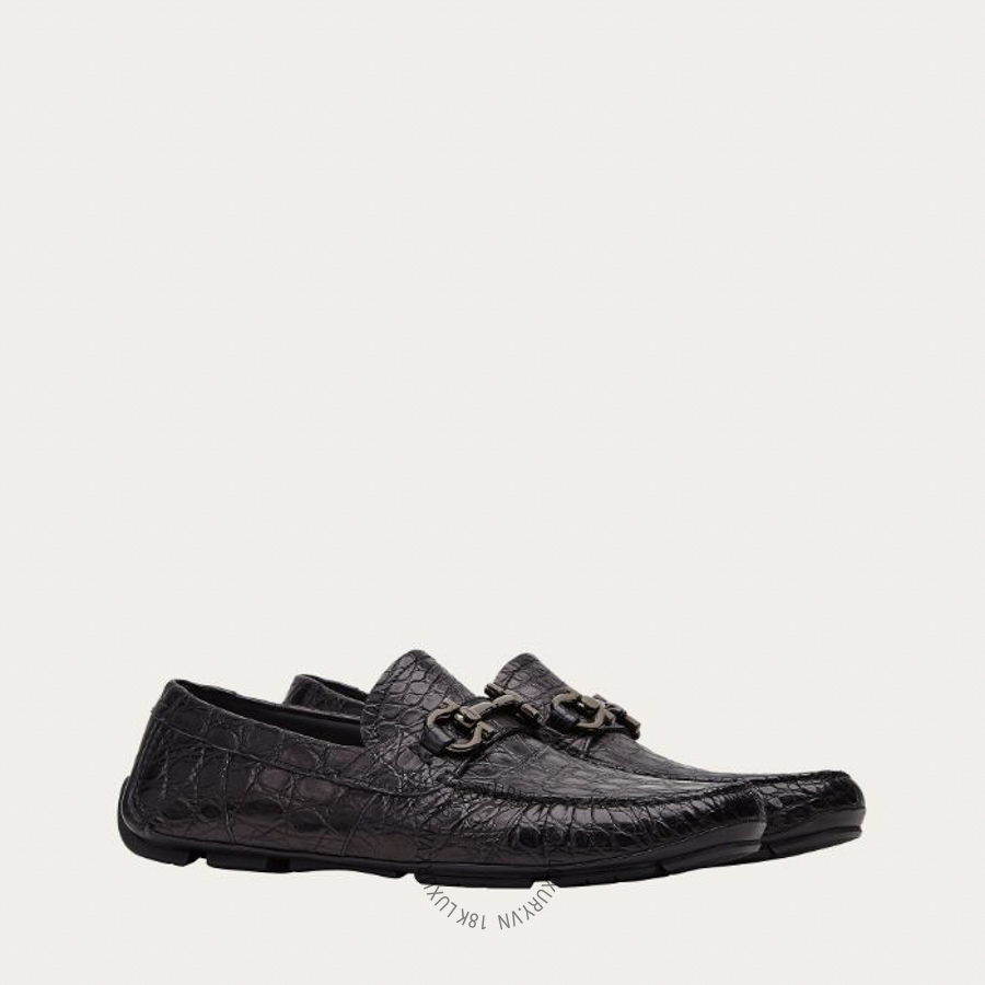 Giày lười moca nam Salvatore Ferragamo Gancini Driver ornament 02C529732688 SPP159