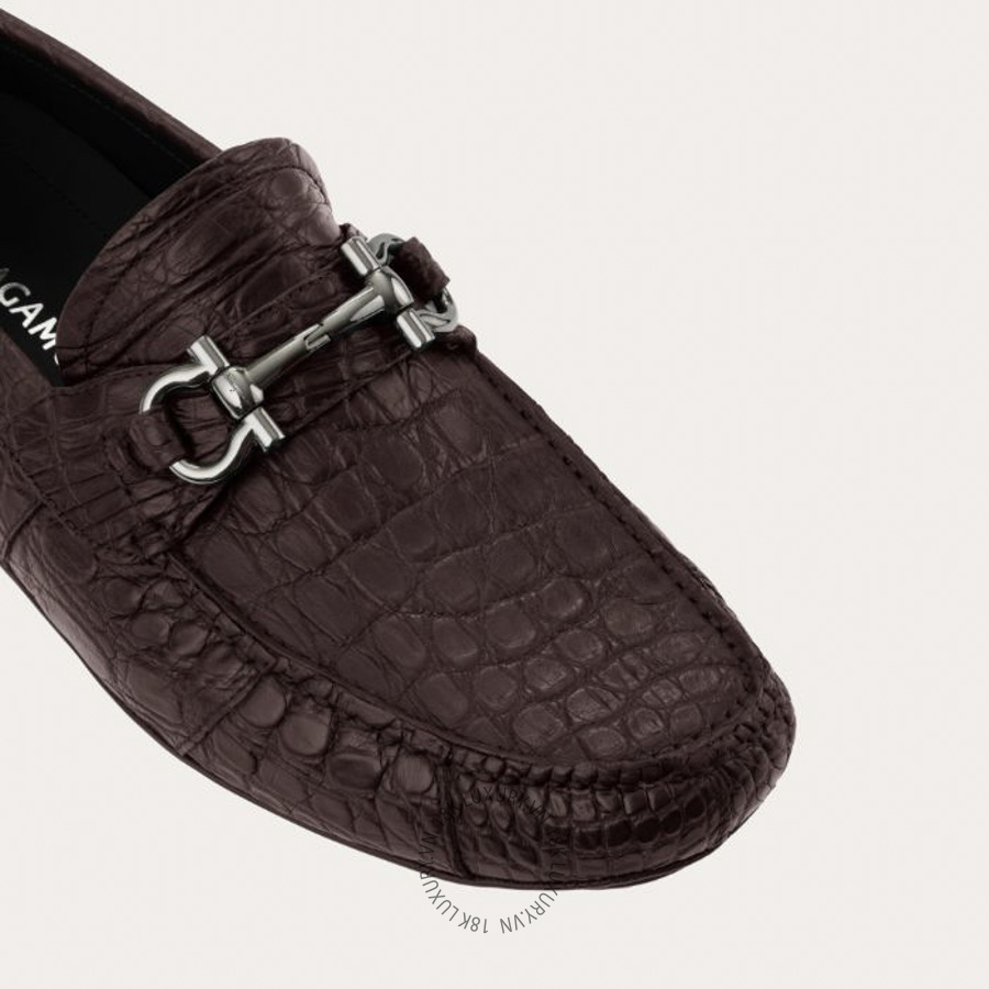 Giày lười moca nam Salvatore Ferragamo Gancini Driver ornament 02C529792393 SPP157 17 Giày lười moca nam Salvatore Ferragamo Gancini Driver ornament 02C529792393 SPP157