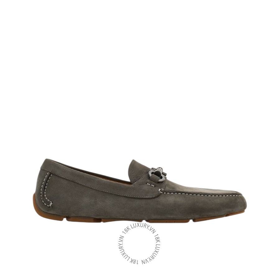 Giày lười moca nam Salvatore Ferragamo Gancini ornament driver 02A786792903 SPP026
