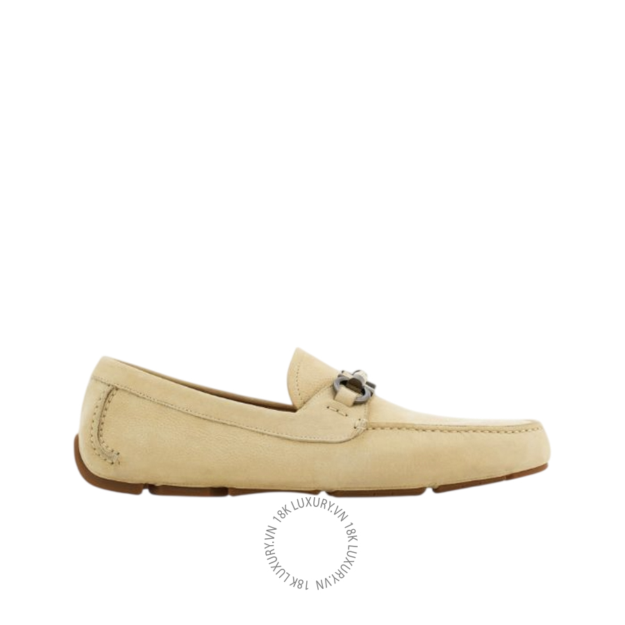 Giày lười moca nam Salvatore Ferragamo Gancini ornament driver 02A786793731 SPP025