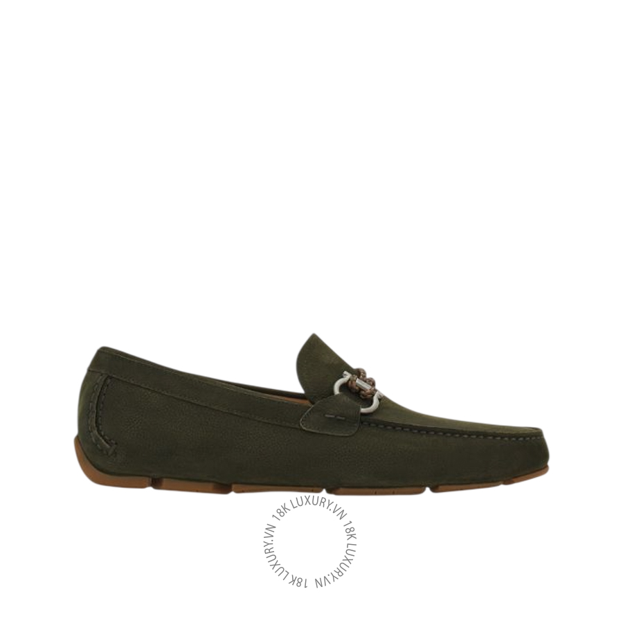 Giày lười moca nam Salvatore Ferragamo Gancini ornament driver 02B796794909 SPP089