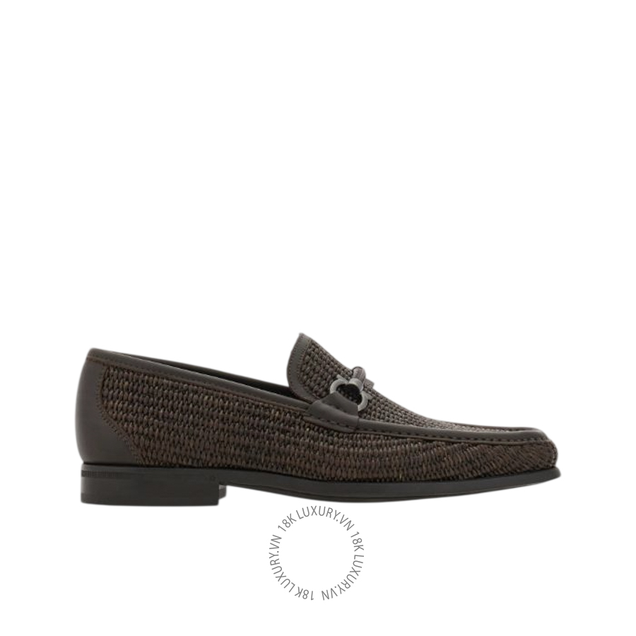 Giày lười nam Salvatore Ferragamo Gancini ornament loafer 02A809793325 SPP100