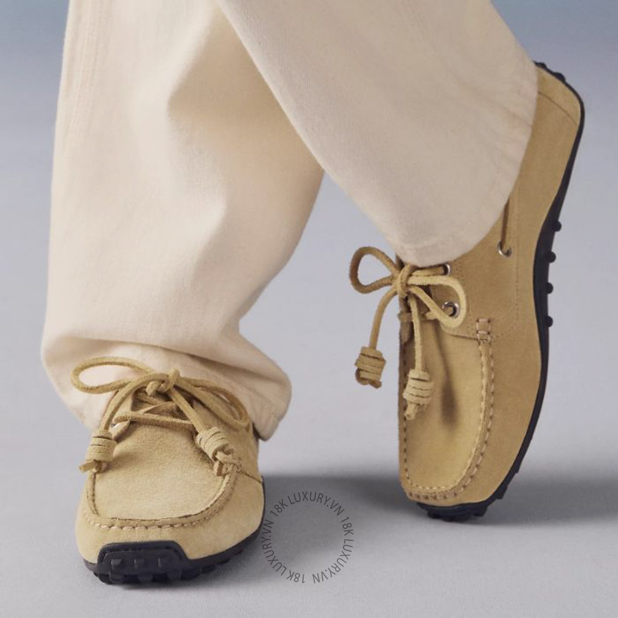 Giày Moca Hermes Member loafer Beige Albâtre H261135Z VD350 MHM572