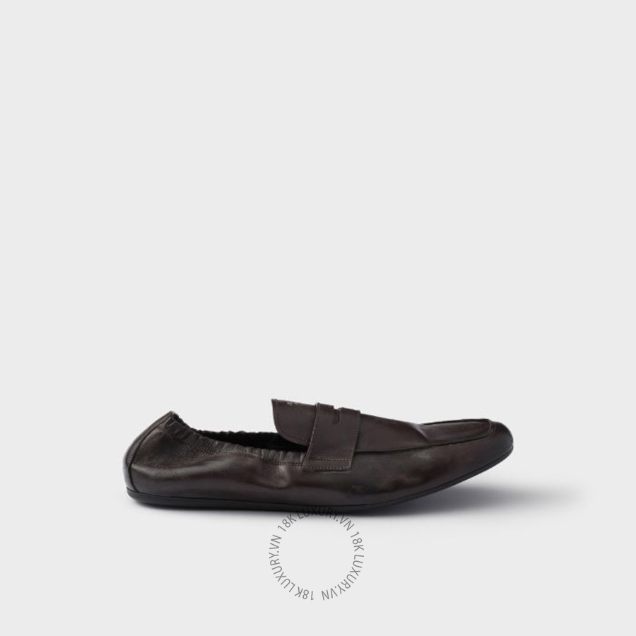 Giày moca Prada Shuffle antiqued leather 2DG158_7V6_F0003_F_G012 NGPR151