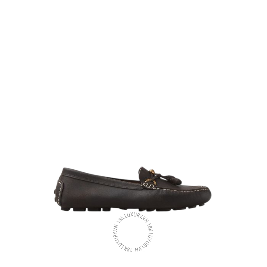 Giày Moca Versace Robin Suede Driver Shoes 1024731-1A17992_1NL2J VSC397