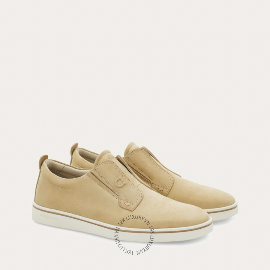 Giày nam Salvatore Ferragamo Derby slip-on ecru 02A000793220 SPP003