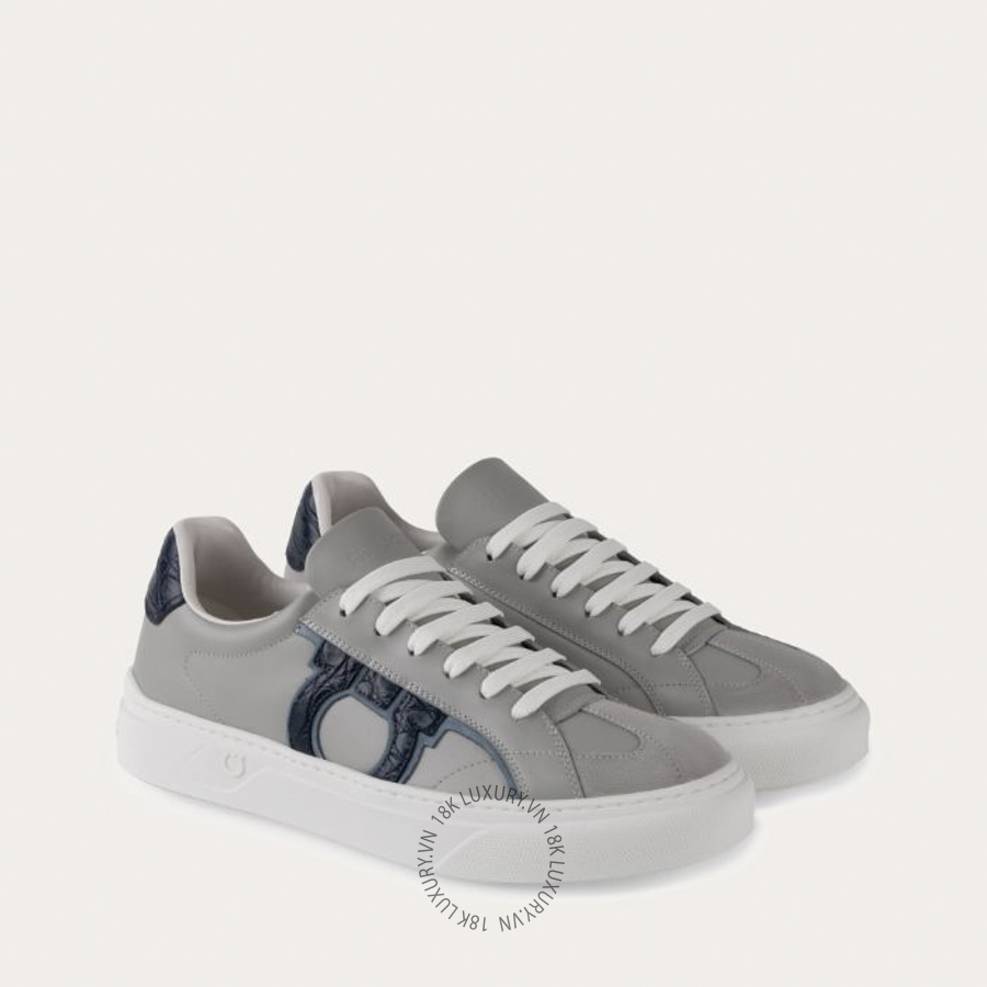 Giày nam Salvatore Ferragamo Gancini low cut sneaker 02B059796671 SPP052