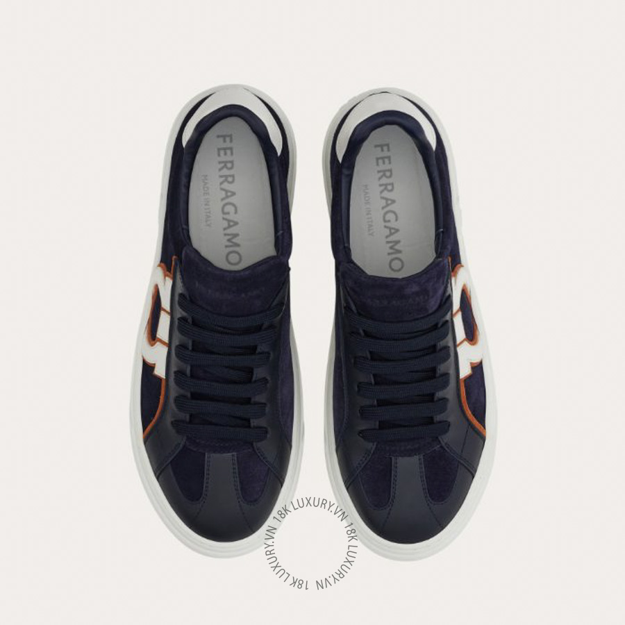 Giày nam Salvatore Ferragamo Gancini sneaker 02B016796393 SPP056 12 Giày nam Salvatore Ferragamo Gancini sneaker 02B016796393 SPP056