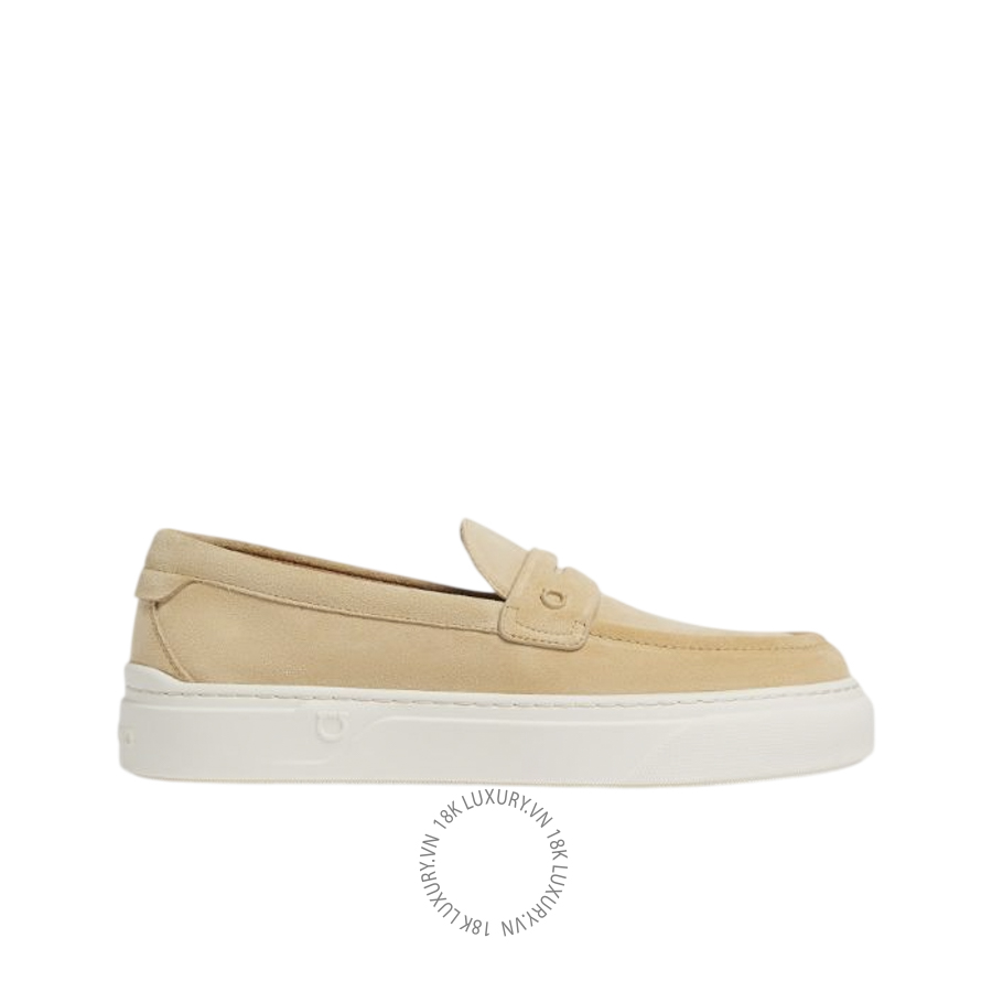 Giày nam Salvatore Ferragamo Hybrid sneaker ecru 02A772793362 SPP012