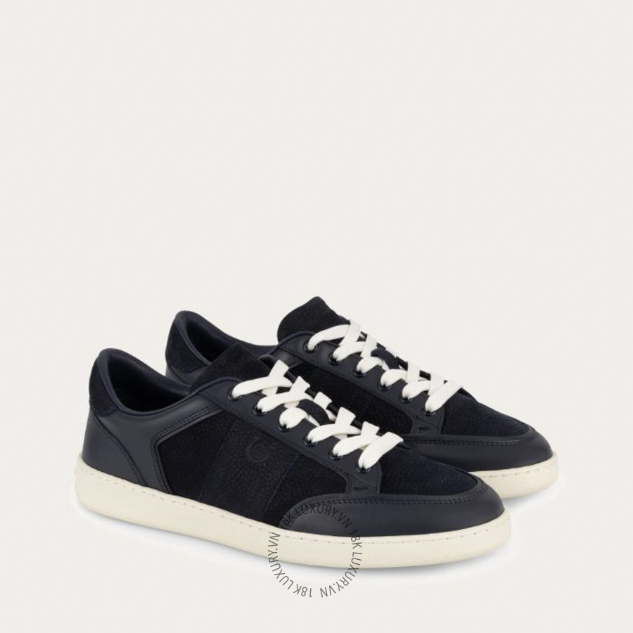 Giày nam Salvatore Ferragamo Low-top sneaker with signature 02B081796922 SPP020