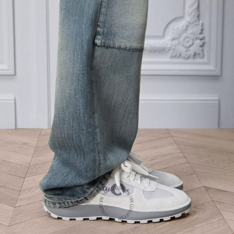 Giày Sneaker Dior Squash Gray Suede Calfskin and Technical Fabric KCK551TFS_S47W WWHG013