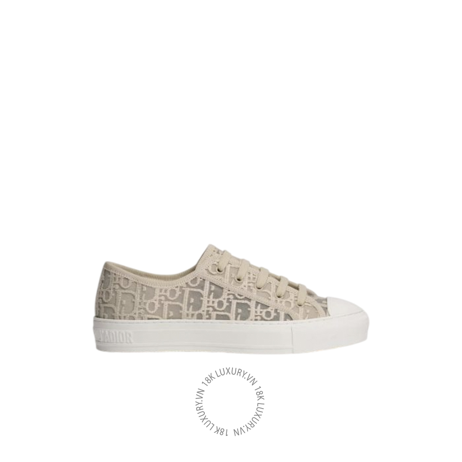 Giày Sneaker Walk'n'Dior Ecru Dior Oblique Embroidered Mesh KCK537OEN_S02U WWHG019