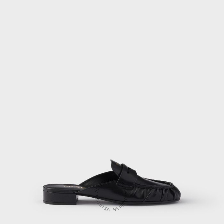 Giày sục Prada Leather mules 1D174O_007_F0002_F_020 NGPR347