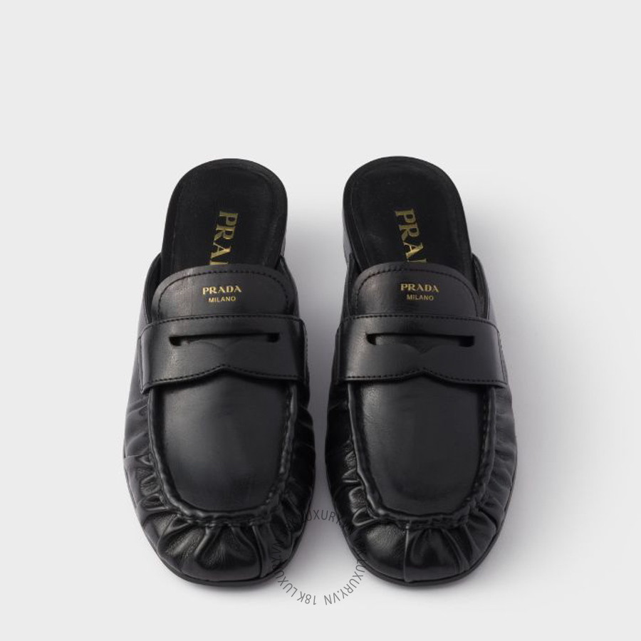 Giày sục Prada Leather mules 1D174O_007_F0002_F_020 NGPR347 17 Giày sục Prada Leather mules 1D174O_007_F0002_F_020 NGPR347