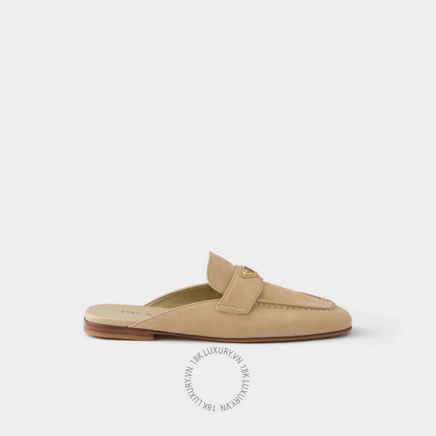 Giày sục Prada Nubuck mules 1D766N_037_F0F24_F_010 NGPR247