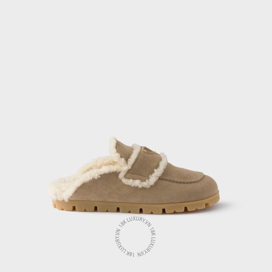 Giày sục Prada Suede and shearling mules 1R129O_JFT_F0F24_F_ZF20 NGPR260