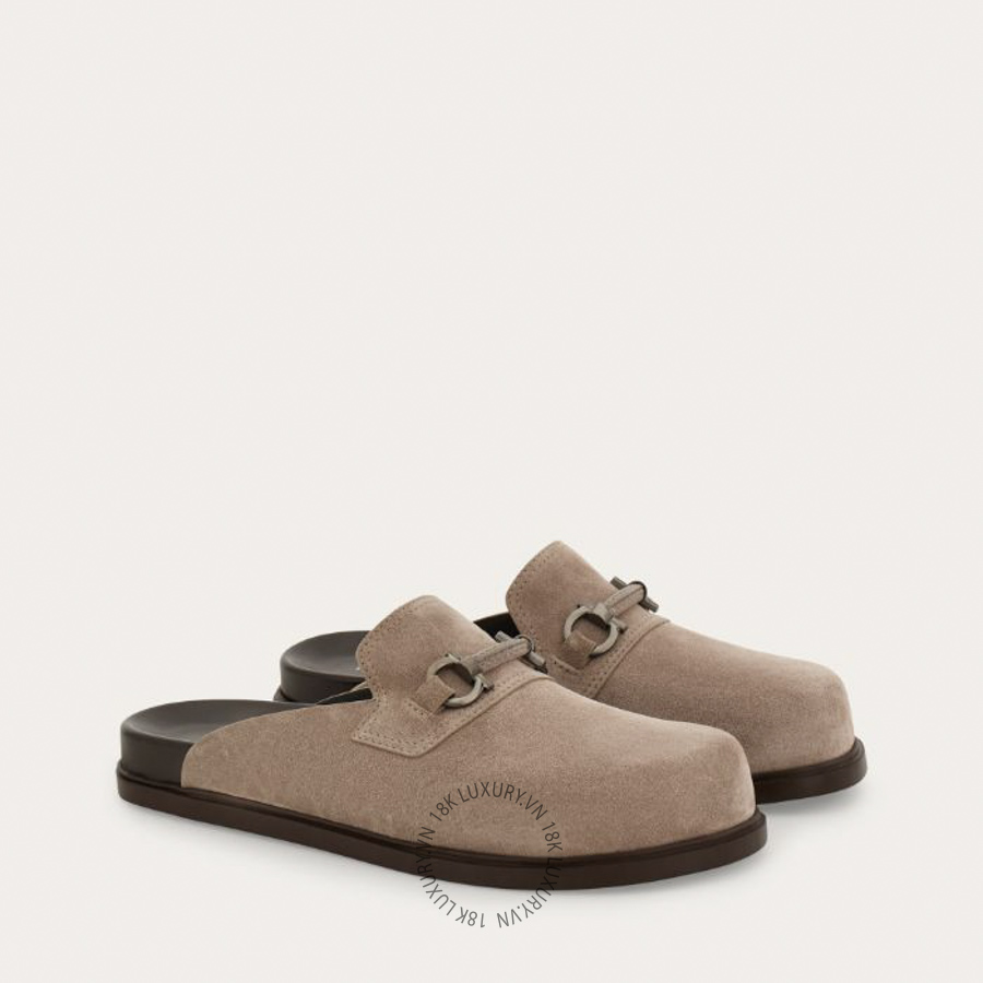 Giày sục Salvatore Ferragamo Gancini ornament mule 02A939795186 SPP101