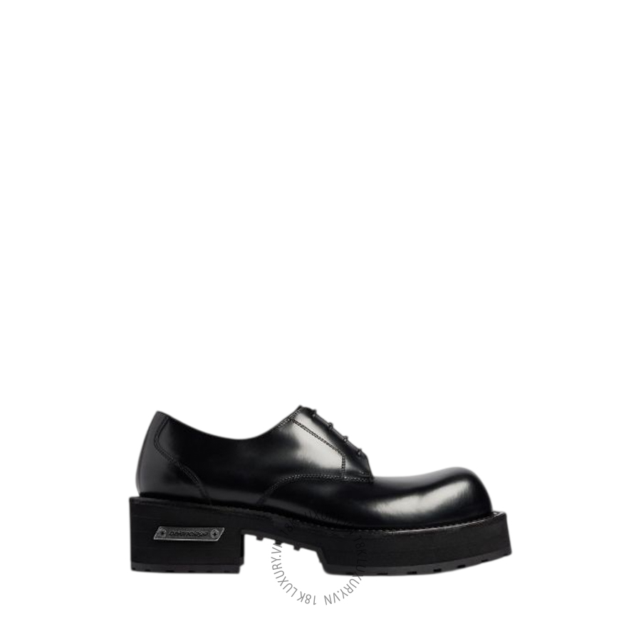Giày Tây Balenciaga Men's Venom Derby in Black 850556WCBF11081 BCA519