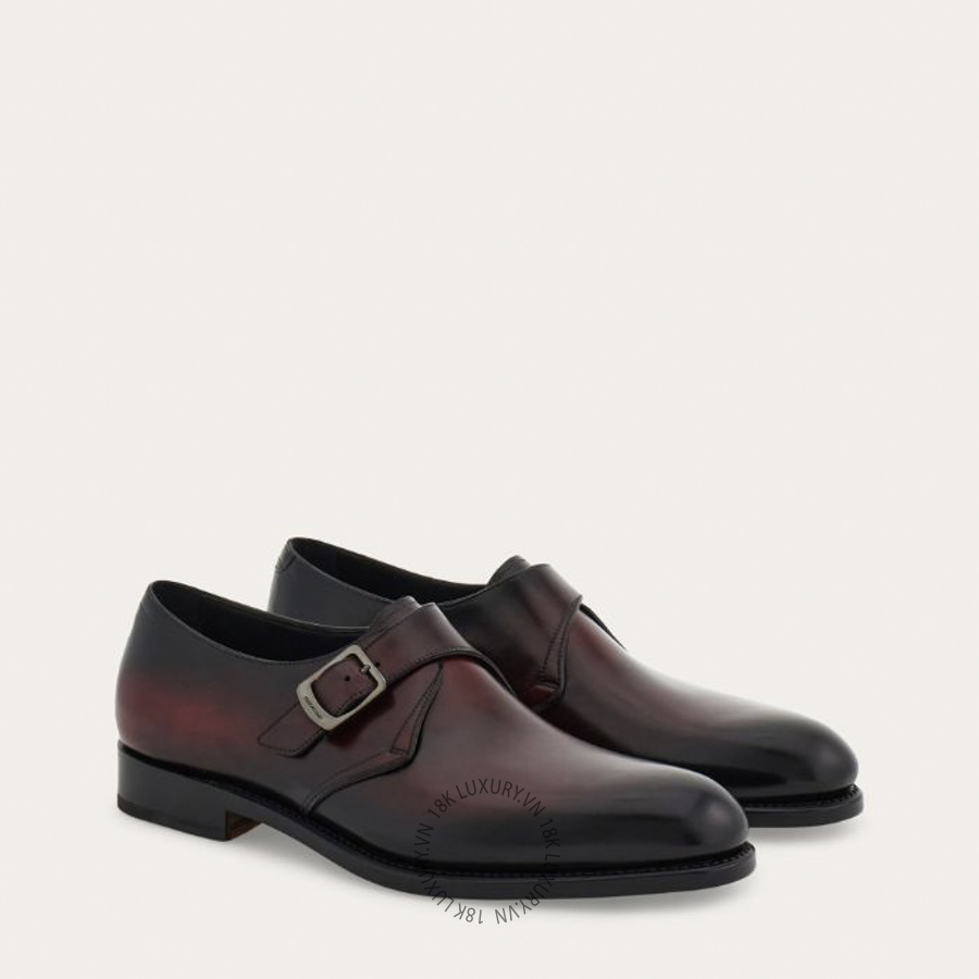 Giày tây nam Salvatore Ferragamo Tramezza single monkstrap 02A818794923 SPP195