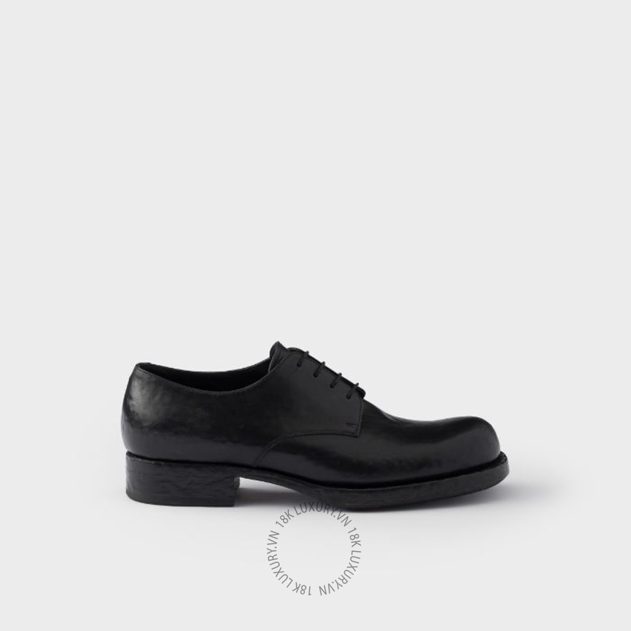 Giày tây Prada Antiqued leather lace-up 2EF057_3ZQE_F0002_F_X001 NGPR165