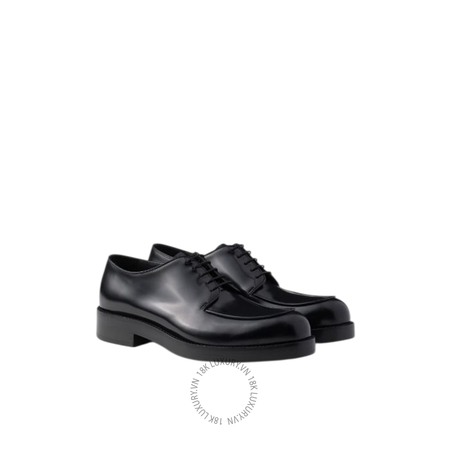 Giày tây Prada Brushed leather derby 2EA166_055_F0002_F_X000 NGPR150