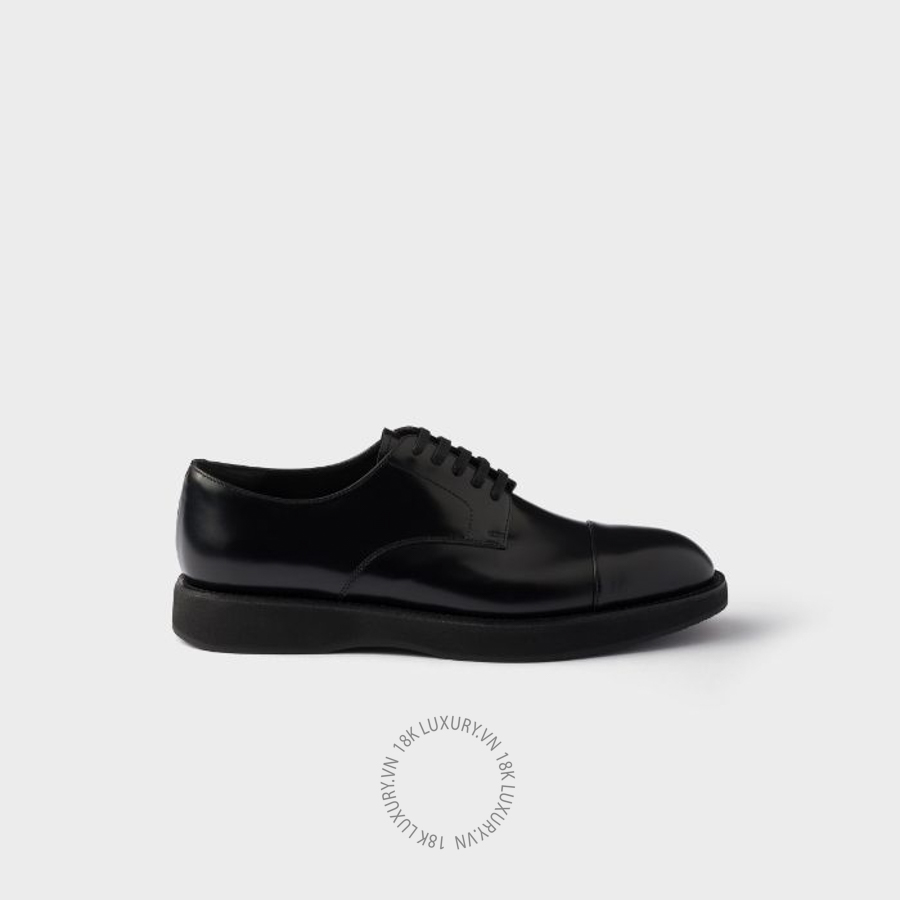 Giày tây Prada Brushed leather lace-up 2EC141_055_F0002_F_G000 NGPR105