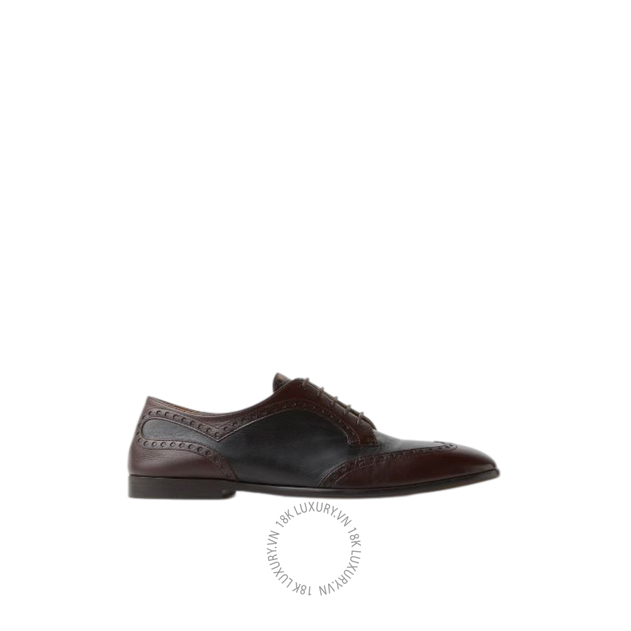 Giày Tây Versace Mick Leather Derby Shoes 1024733-1A17994_2NA60 VSC418