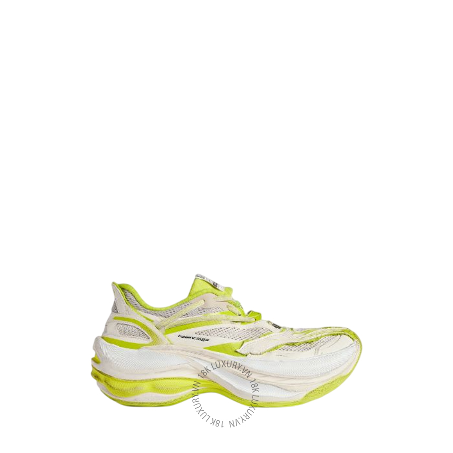 Giày Thể Thao Balenciaga Men's Jet Sneaker in Eggshell/lime 872642WMRTN9197 BCA478