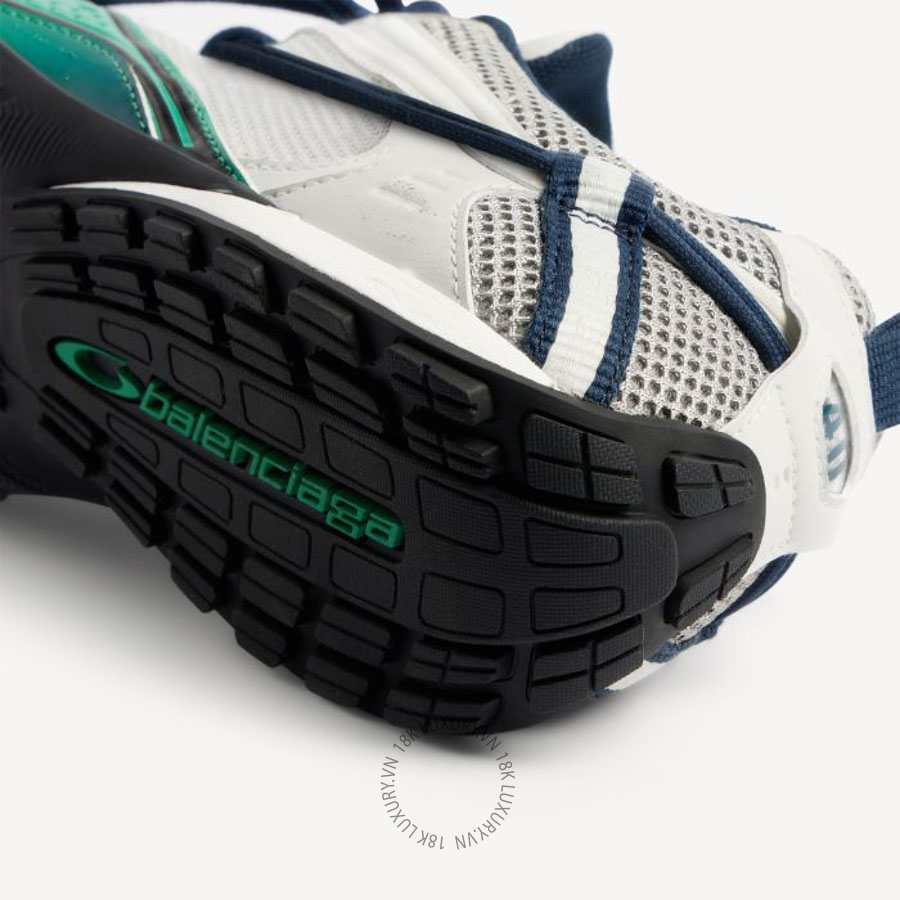 Giày Thể Thao Balenciaga Men's Radar Gradient Lines Sneaker in Light Grey/green/black 865703WSTGL1031 BCA539