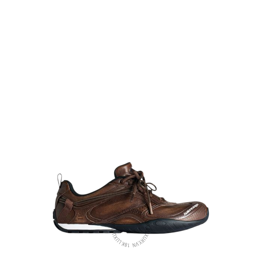 Giày Thể Thao Balenciaga Men's Radar Leather Sneaker in Brown/black 865703WSTVL2010 BCA473