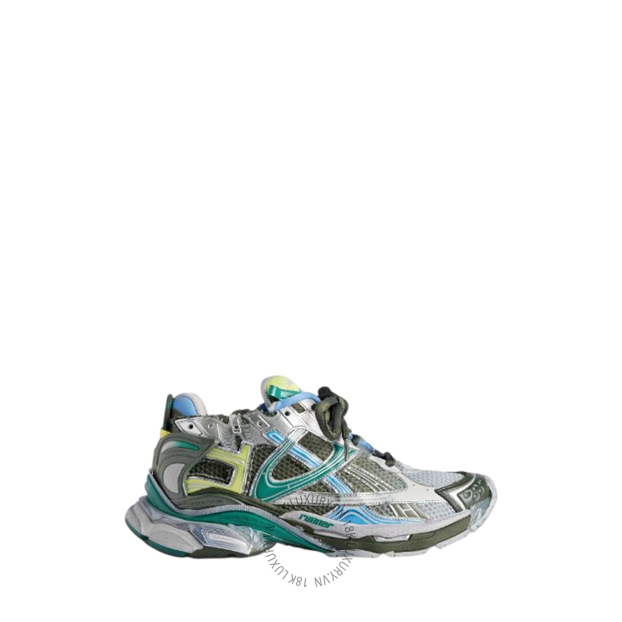Giày Thể Thao Balenciaga Men's Runner Gradient Sneaker in Grey/blue/green/yellow A0011YWRNGM1437 BCA454