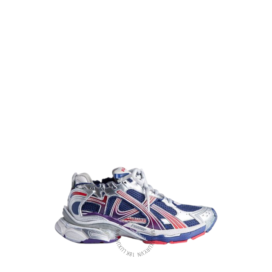 Giày Thể Thao Balenciaga Men's Runner Gradient Sneaker in Navy/red/grey 772774WRUNG4610 BCA511