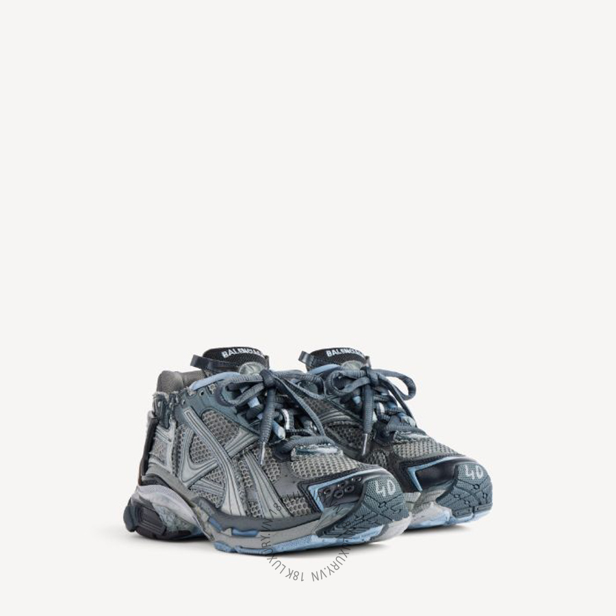 Giày Thể Thao Balenciaga Men's Runner Sneaker in Grey/navy/light Blue 772774W3RMU1044 BCA510