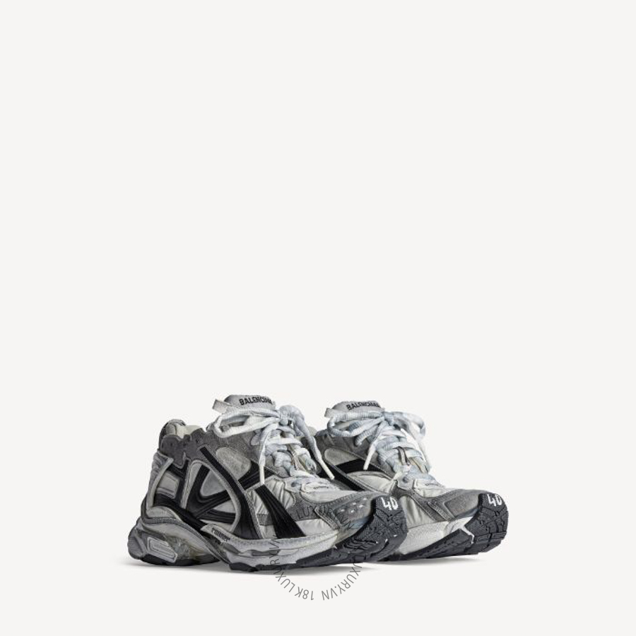 Giày Thể Thao Balenciaga Men's Runner Sneaker in Grey/white/black 772774W3RNY9012 BCA509