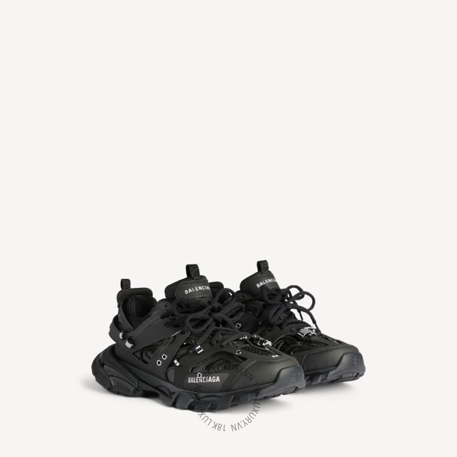 Giày Thể Thao Balenciaga Men's Track Piercing Sneaker in Black 542023WTRPG1000 BCA516