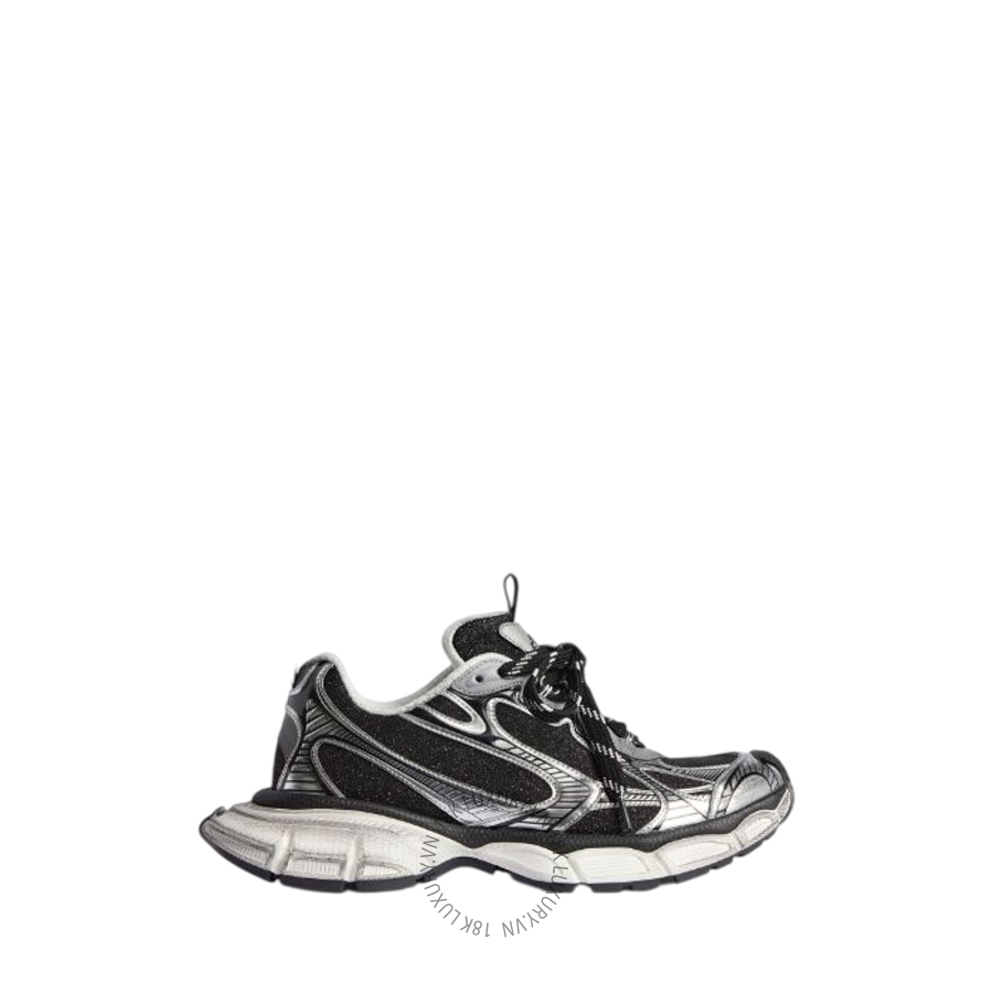 Giày Thể Thao Balenciaga Women's 3xl Sneaker in Black/silver 734731W3XLX1080 BCA651