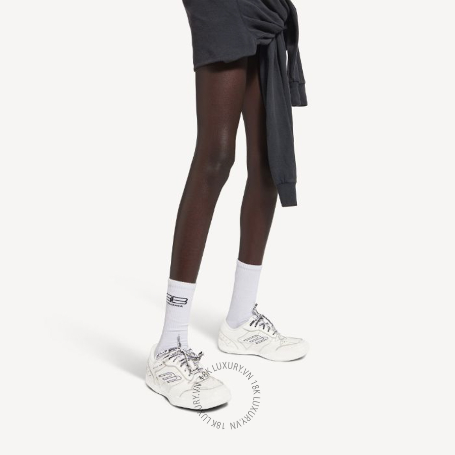 Giày Thể Thao Balenciaga Women's Hamptons Clean Sneaker in White 841763WCURC9000 BCA727 23 Giày Thể Thao Balenciaga Women's Hamptons Clean Sneaker in White 841763WCURC9000 BCA727