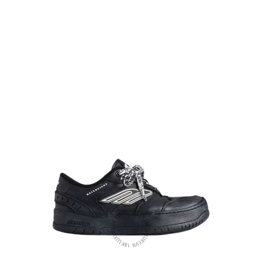 Giày Thể Thao Balenciaga Women's Hamptons Platform Sneaker in Black 856420WHMPP1000 BCA717