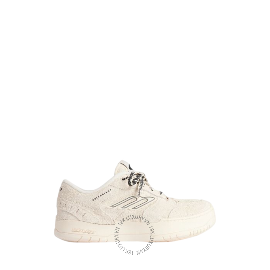 Giày Thể Thao Balenciaga Women's Hamptons Suede Platform Sneaker in Beige/black 856420WHMPS9910 BCA718